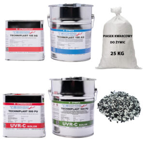 Żywica na balkon i taras gotowy zestaw również w połączeniu z okapnikami