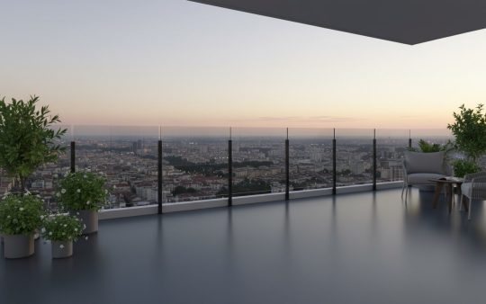 Żywica na balkon i taras w kolorze antracytowym RAL 7024